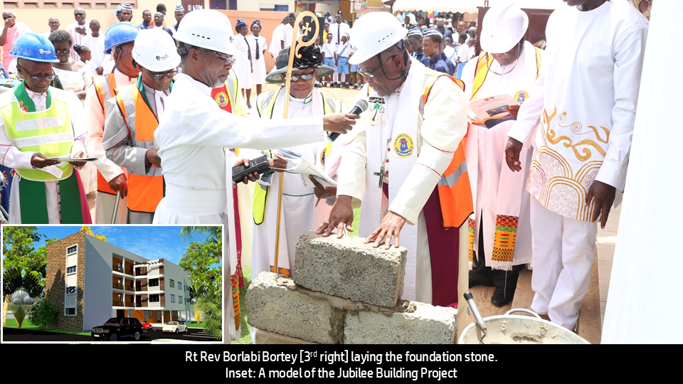 GOOD SHEPHERD METHODIST LAYS FOUNDATION STONE FOR JUBILEE BUILDING