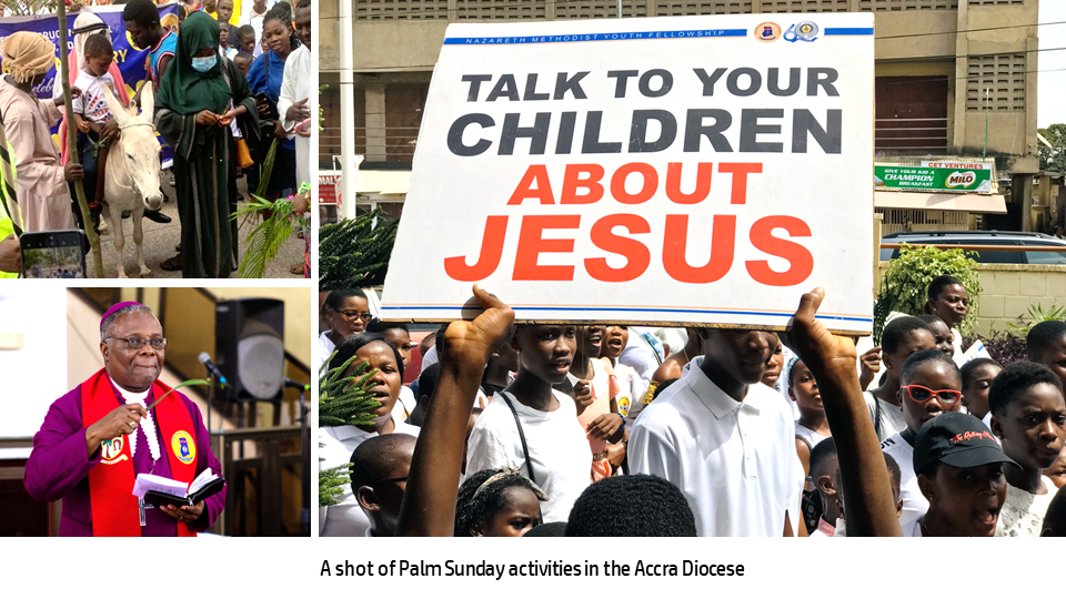 METHODISTS CELEBRATE PALM SUNDAY AMIDST EVANGELISM DRIVE